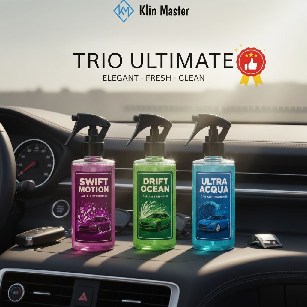 Klin Master TRIO Signature KlinMaster Car Freshener Mobil Auto Wangi Swift Motion Drift Ocean Ultra