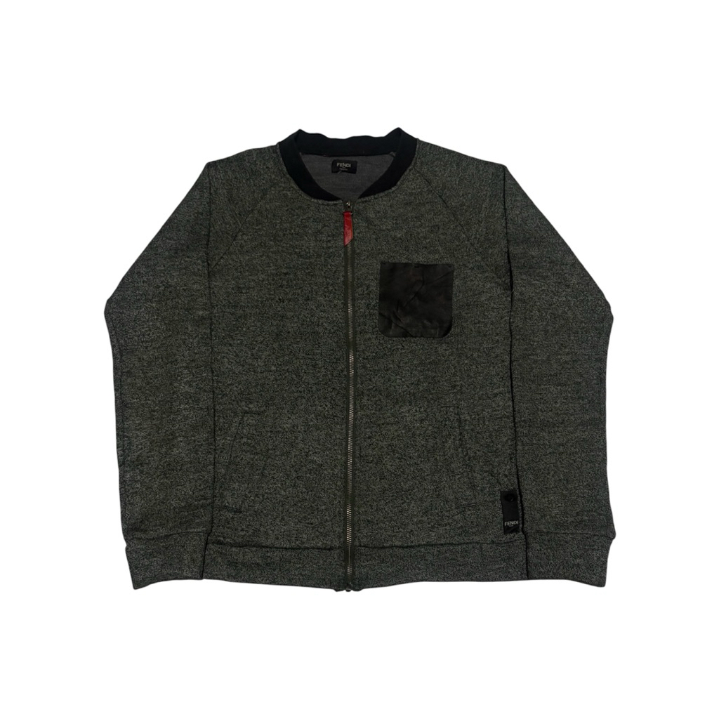 Fendi wool varsity jacket