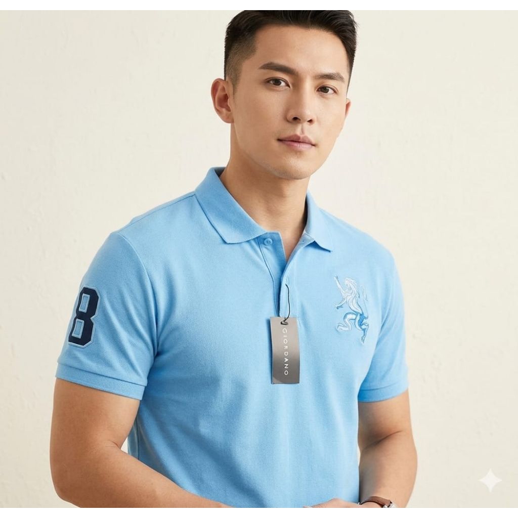 Kaos polo GIORDANO Pria kerah Size M-L-XL/ Kaos Kerah Pria Dewasa / Kaos Polo Kantor Termurah Premiu