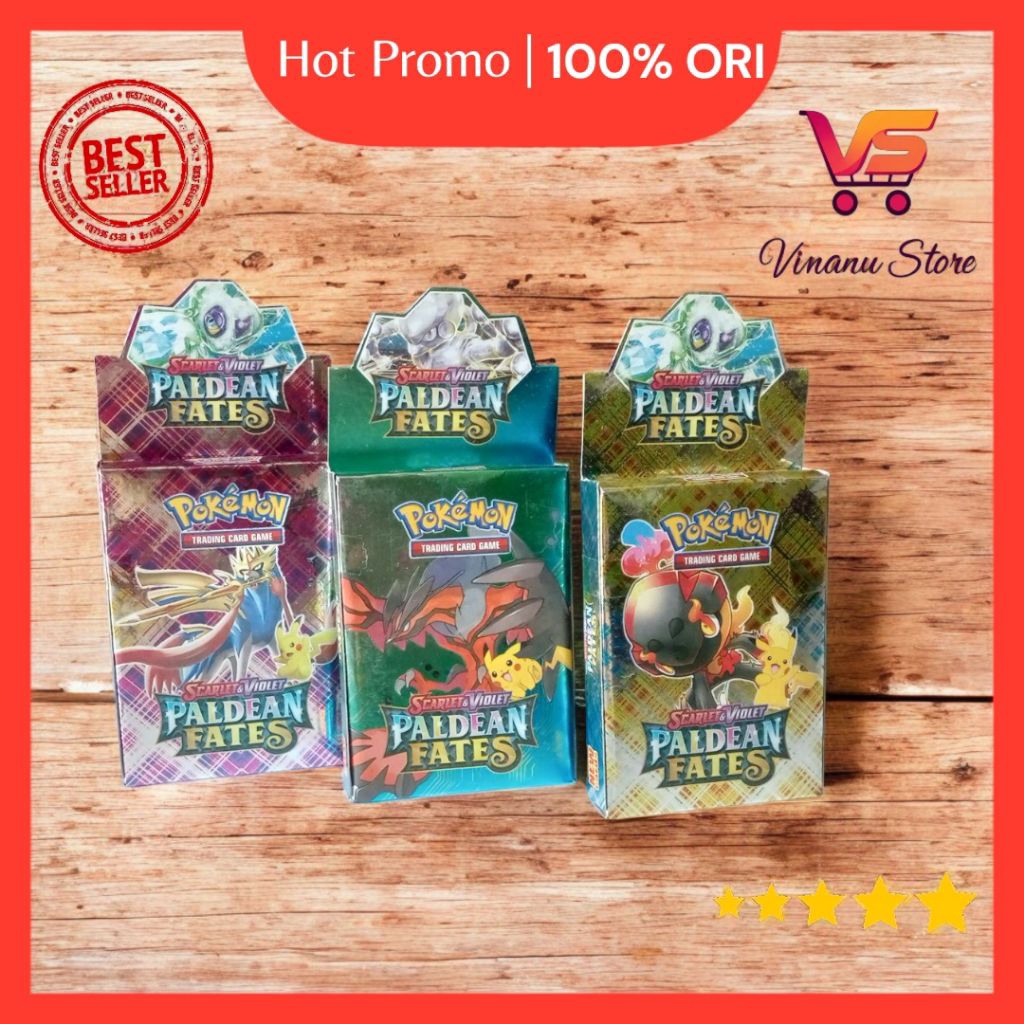 Mainan Kartu Pokemon Isi 25 Kartu - Motif Acak, Ukuran 6,5x9cm, Bahan Tebal dan Tahan Lama