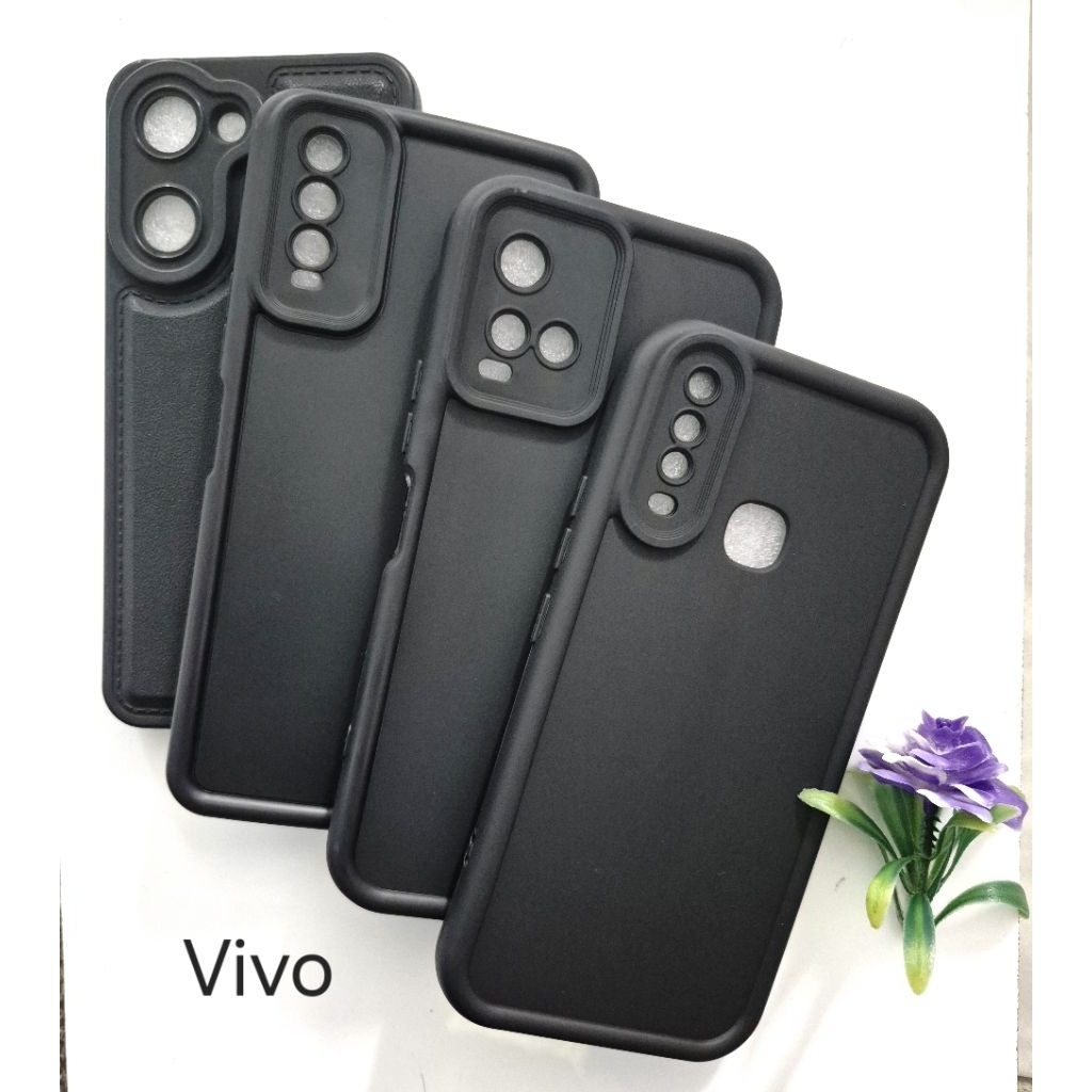 Case Hp Vivo Y17 Y12 Vivo Y91 Y95 Vivo Y21S Vivo Y15S  Vivo Y21D Vivo Y17S  Vivo Y91C Vivo Hitam