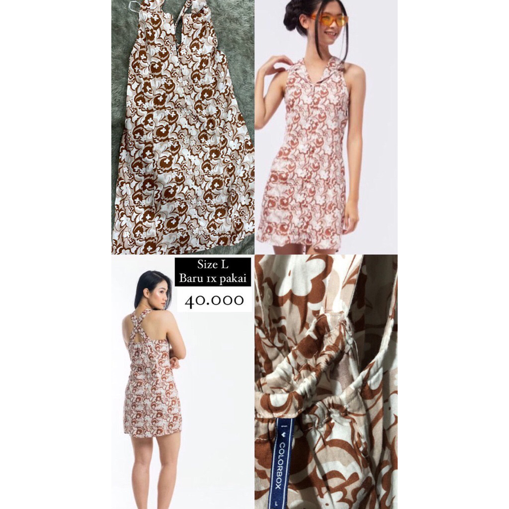 Dress colorbox preloved