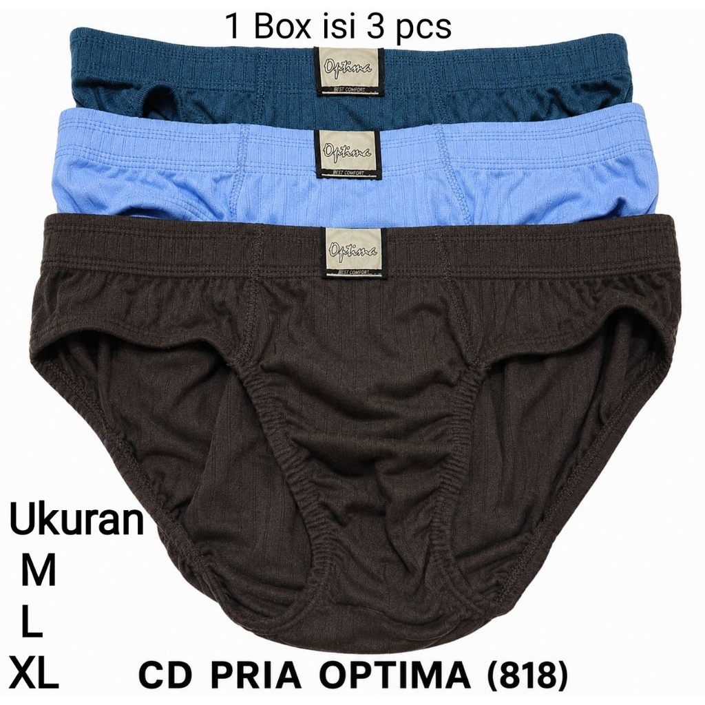 Celana Dalam CD Pria OPTIMA 818 Dus Kuning