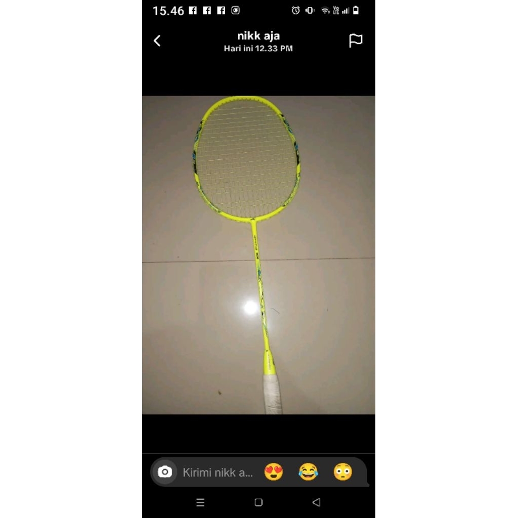 raket badminton hundred second
