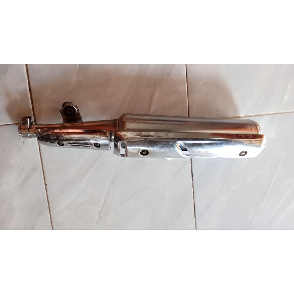 knalpot yamaha jupiter z burhan original bekas