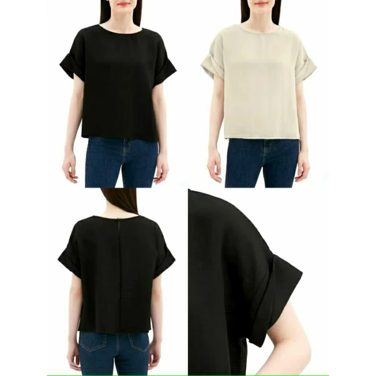 GU UNIQLO Linen Blouse