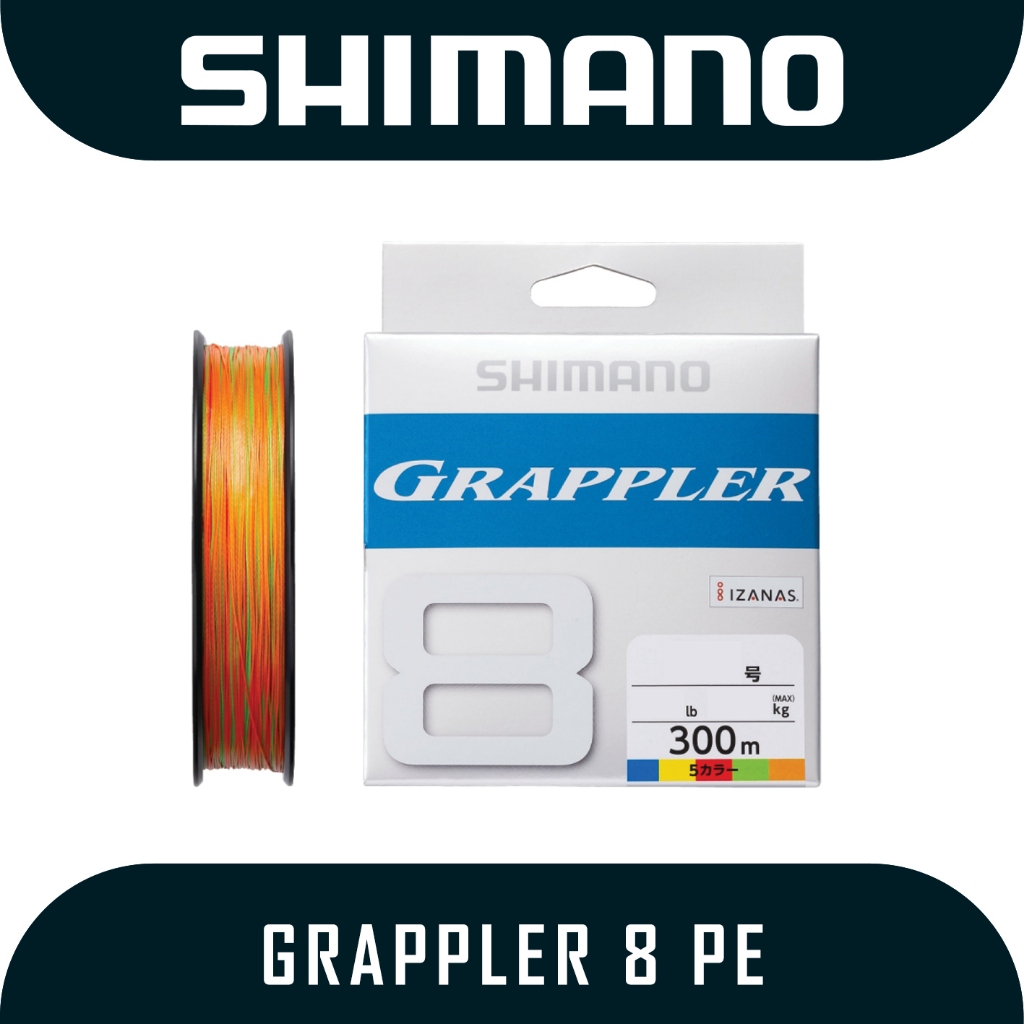 Senar Pancing PE Merk Shimano Grappler X8 300m