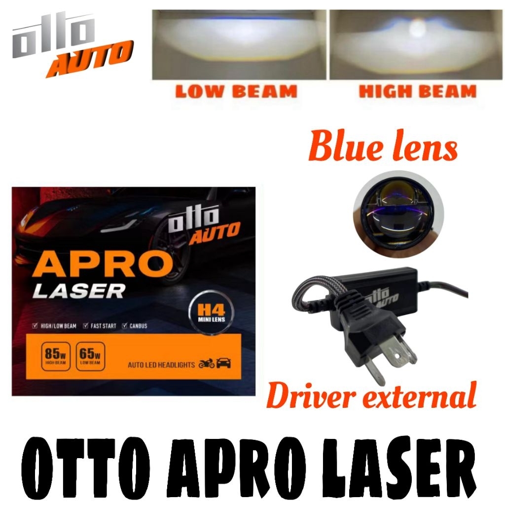 Lampu H4 Otto Apro Laser 65/80Watt Satuan