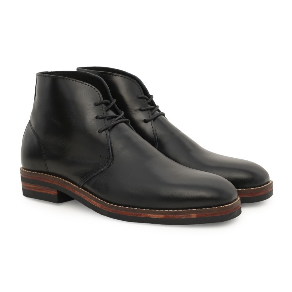 Sepatu Boots Kulit Asli - VIGOS Chukka Boots
