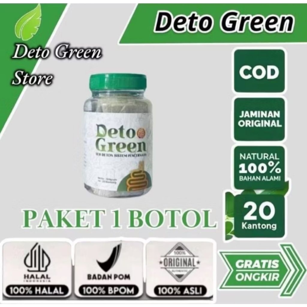 TEH CELUP HERBAL DETO GREEN