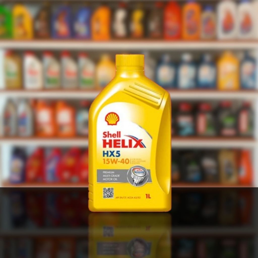 Oli Shell Helix HX5 15W-40 1L 4L 1000ml 4000ml