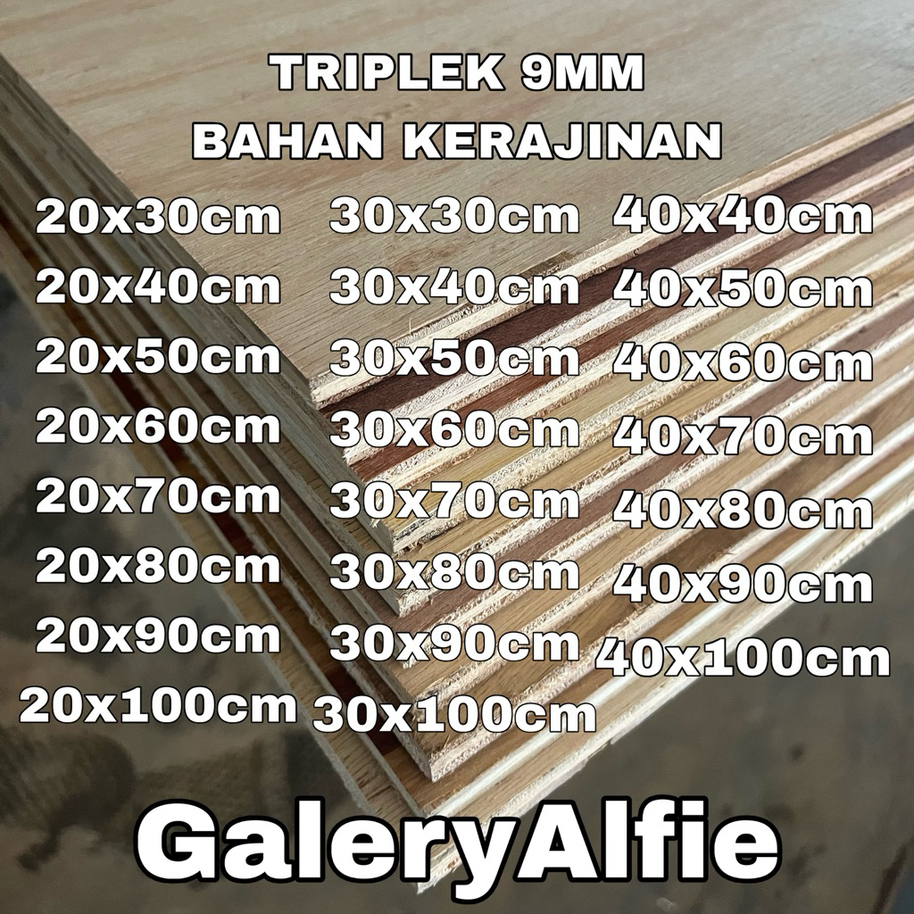 TRIPLEK TEBAL 9MM PLYWOOD