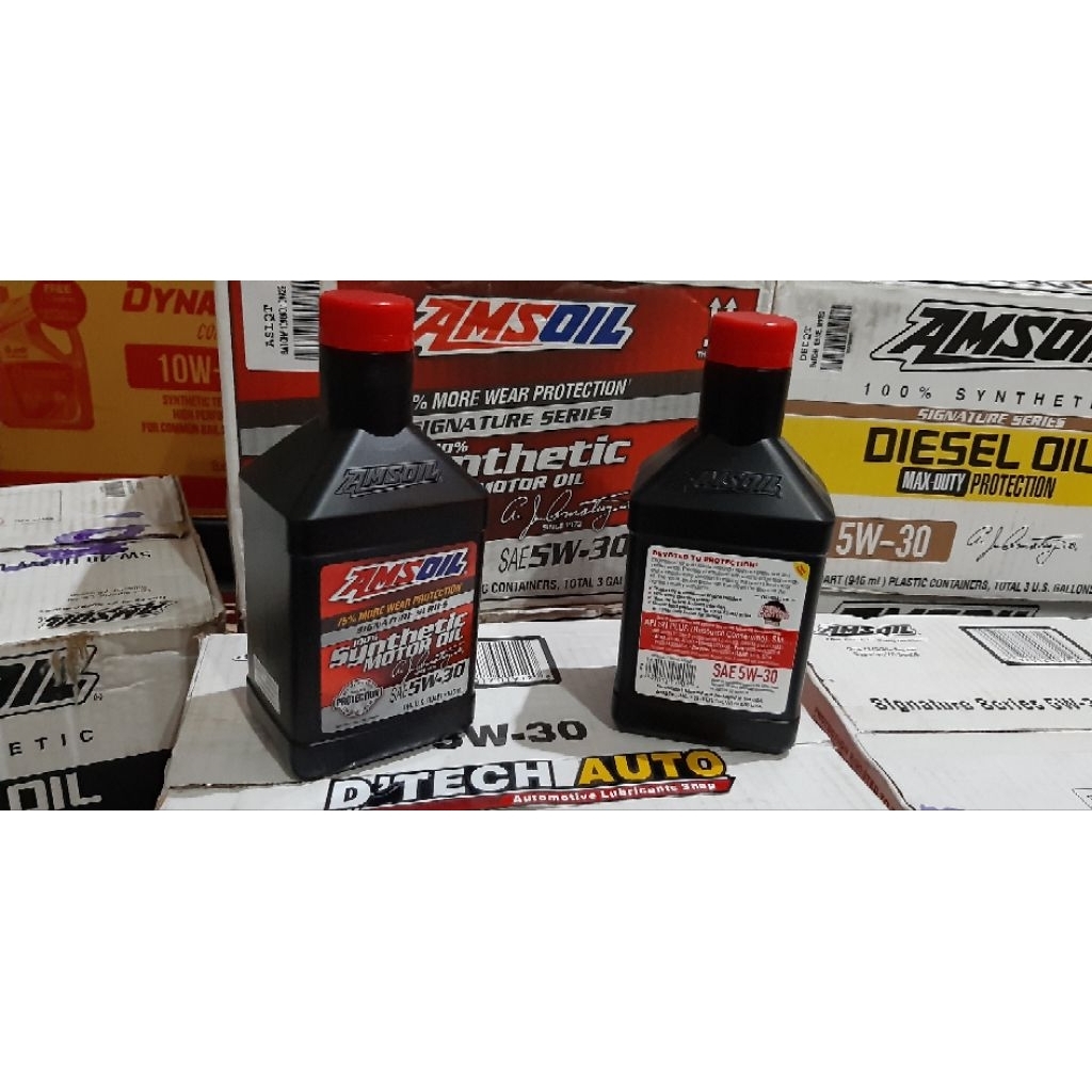 AMSOIL SIGNATURE SERIES SAE 5W30 100% SYNTHETIC / AMSOIL SIGNATURE SERIES 5W 30 API SP 100% SYNTHETI