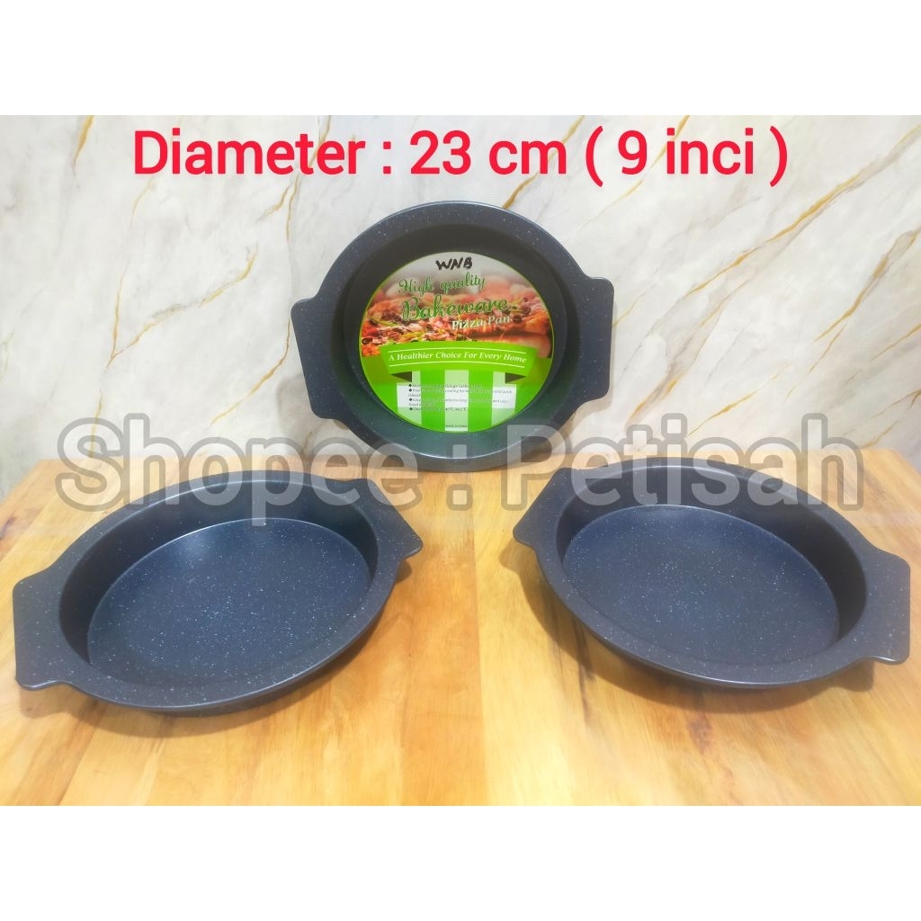 Loyang Kue Teflon 23cm / Loyang Pizza 9 inci / Pizza Pan / Loyang Bulat 9 inci / Loyang Kue Bulat / 