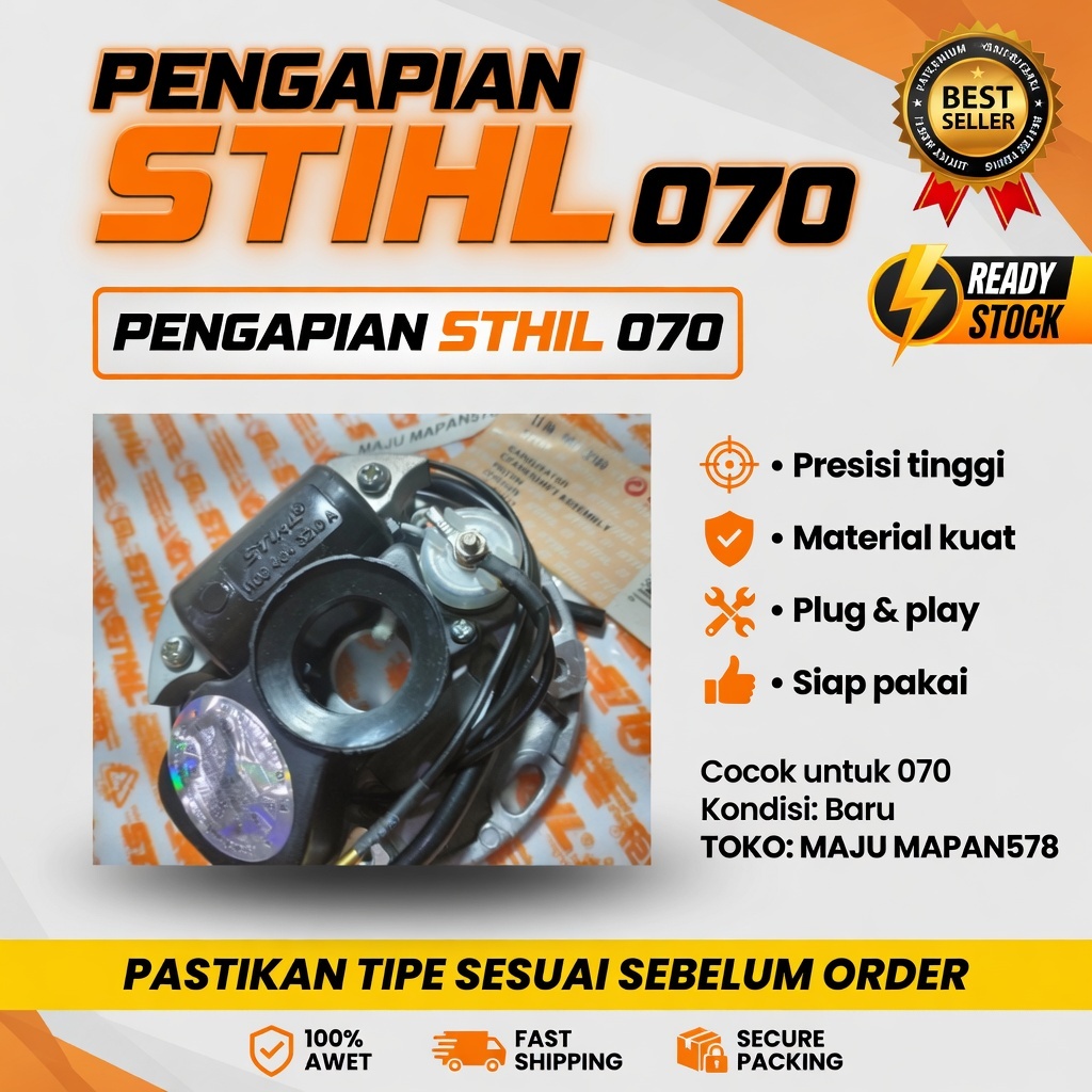 pengapian chainsaw sthil 070 condensor murah awet senso gergaji kayu