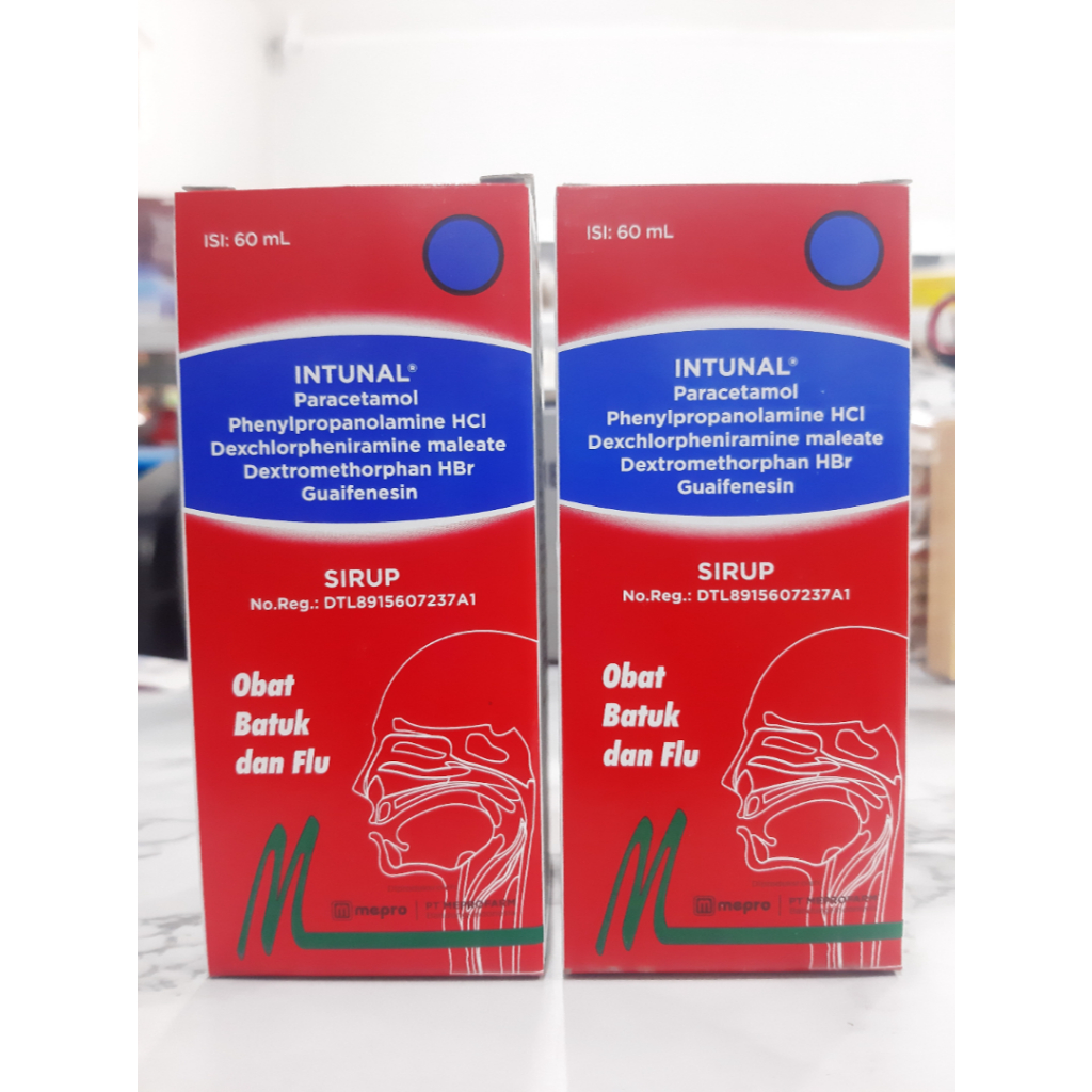 INTUNAL SYRUP 60ML | INTUNAL BATUK FLU SYRUP