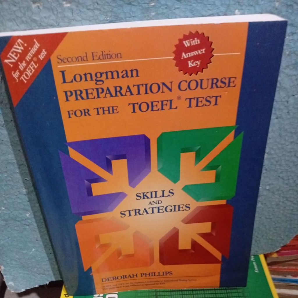 BUKU ORIGINAL / buku longman preparation course for the TOEFL TEST ( NEW for the revised  )