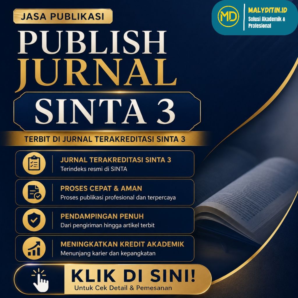 PUBLISH JURNAL SINTA 3 (JAMINAN TERBIT)