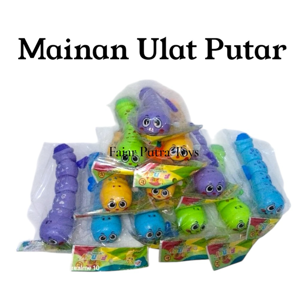 MTC TOYS Grosir Mainan Ulat Putar Kunci / Kelinci Putar isi 12 pcs