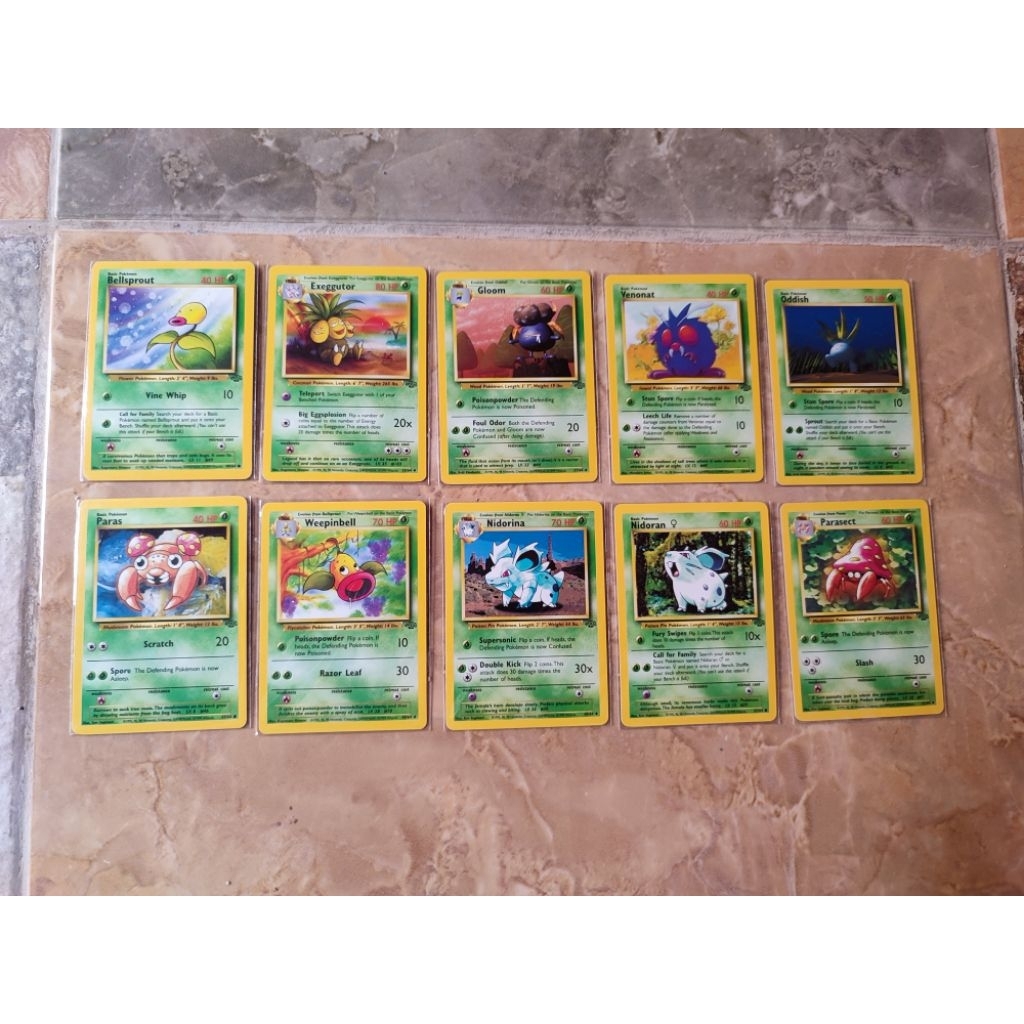 pokemon card  junggle vintage 1999