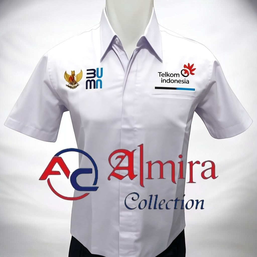 kemeja BUMN TELKOM INDONESIA seragam telkom Indonesia baju telkom Indonesia