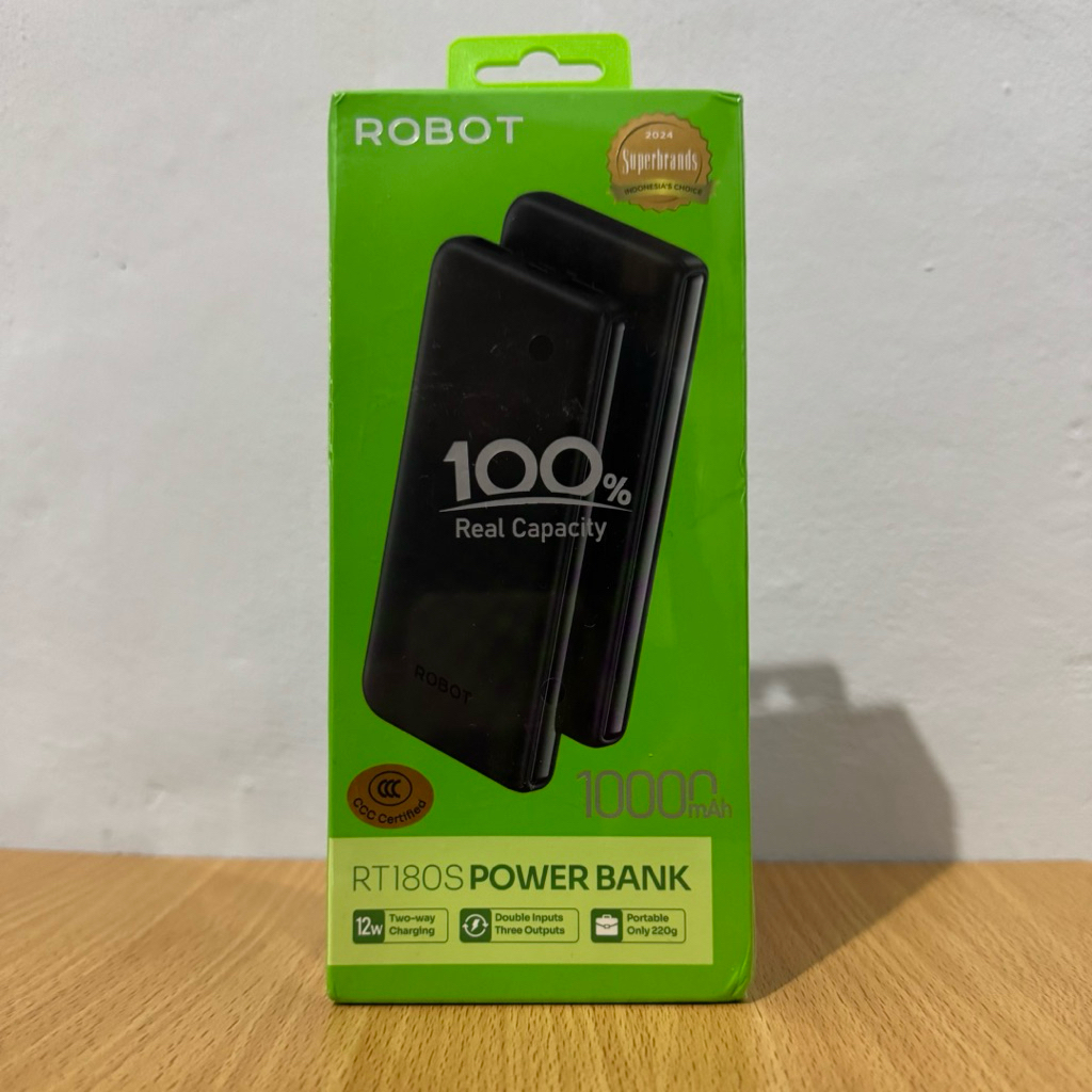 powerbank robot rt180s 10000mah