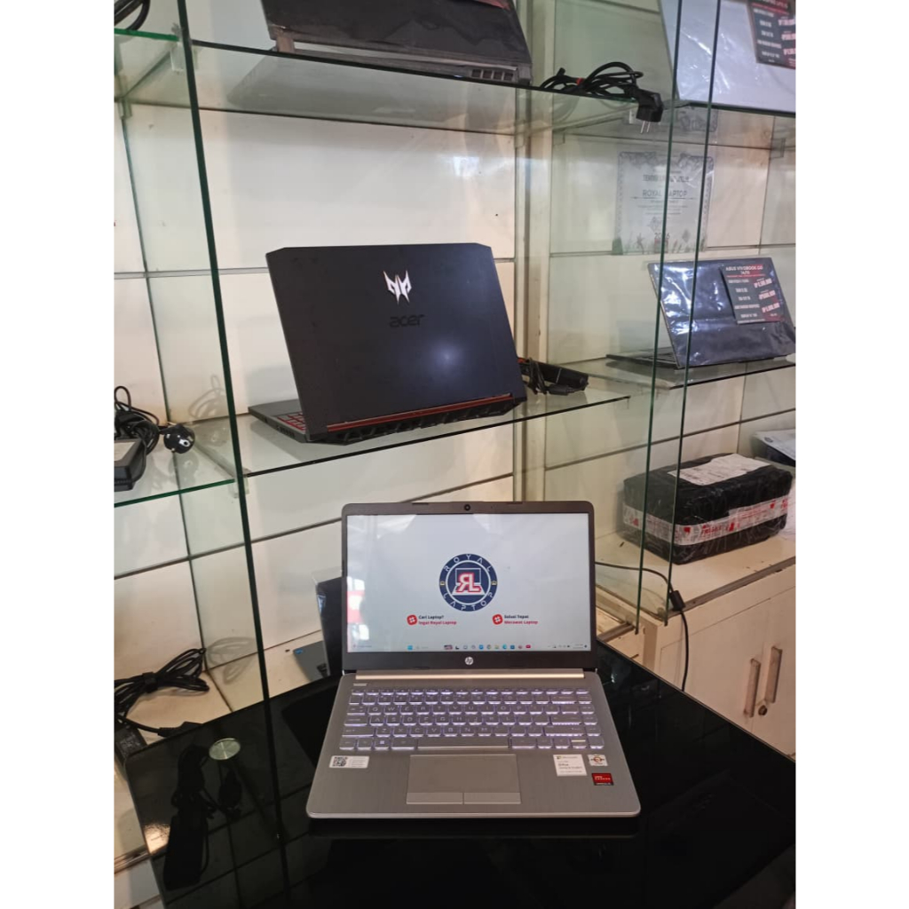 LAPTOP SECOND HP 14S-DK1524AU AMD ATHLON SILVER RAM 4 GB SSD 512 GB AMD RADEON GRAPHICS