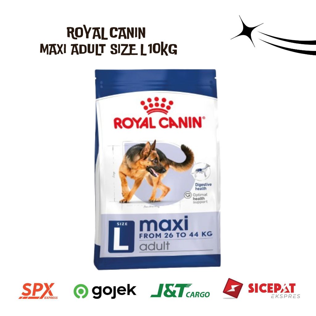 PROMO Royal Canin Maxi Adult Dog Food 10kg Nutrisi Optimal untuk Anjing Dewasa Besar DRY DOG FOOD PR