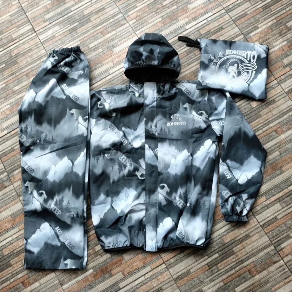 Raincoat Waterproof Seam Sealer EDHERTO - Jas Hujan RAINCOAT Waterproof Setelan EDHERTO