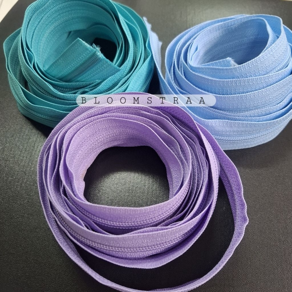 Resleting Meteran AMCO 05 Zipper Coil AMCO no 5 nylon plastik Daun Seleting AMCO Zipper Tape