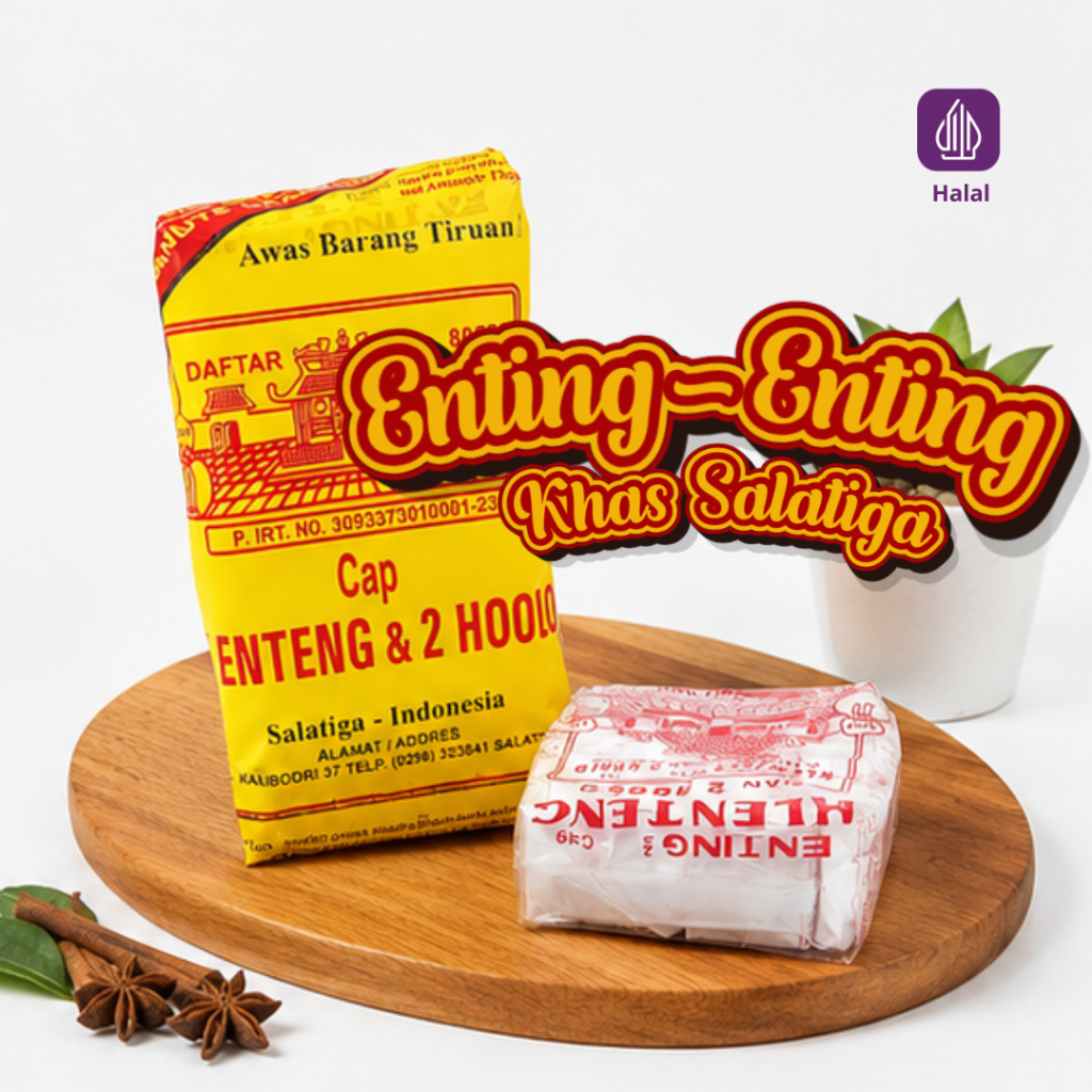 Enting Enting Gepuk Kacang Cap Klenteng & 2 Hoolo Asli Khas Salatiga Semarang Enak