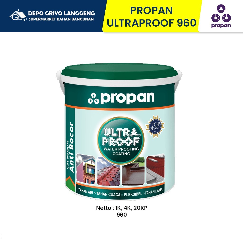 CAT TEMBOK WATERPROOFING PROPAN ULTRAPROOF CAT ANTI BOCOR