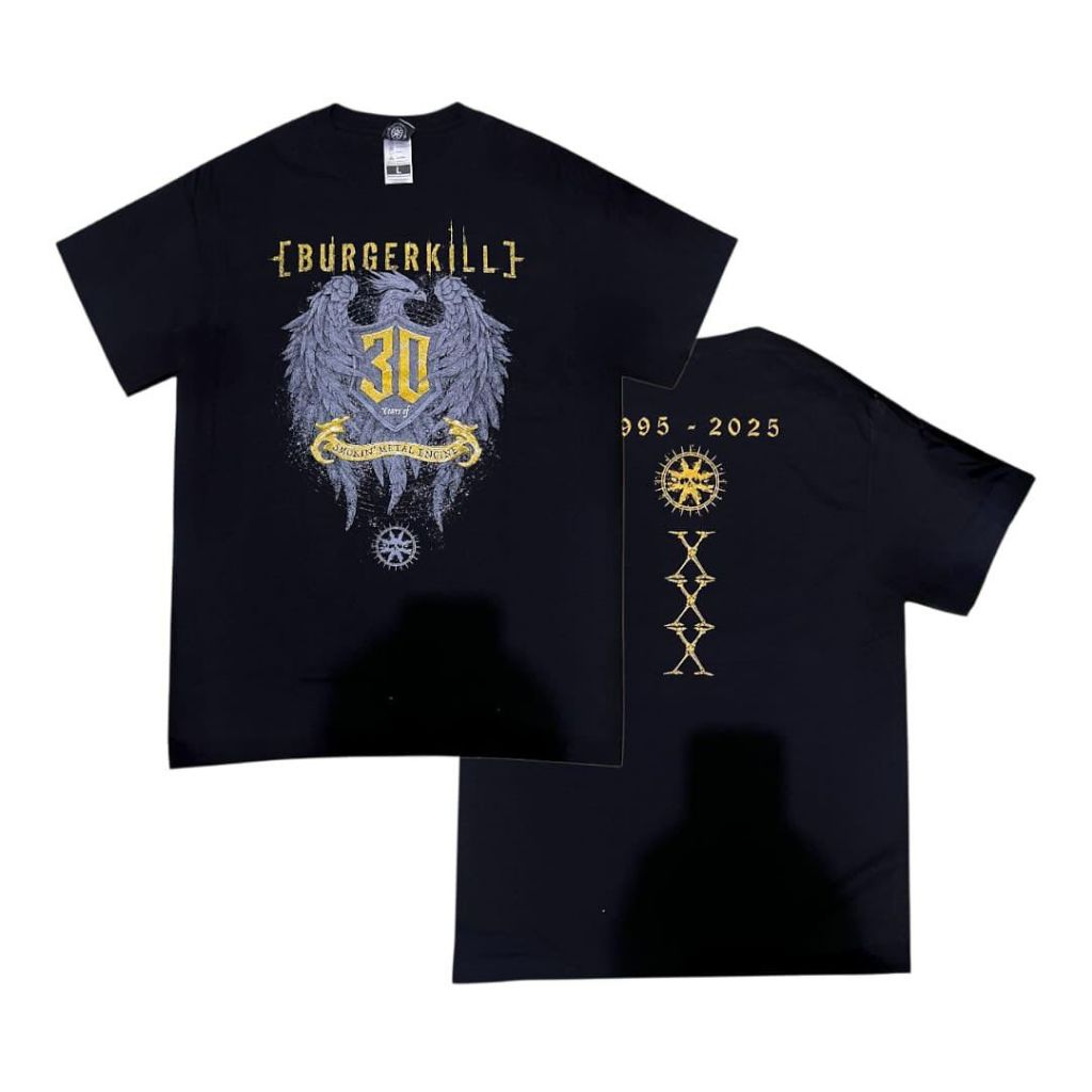 Burgerkill Anniversary 30 Years Of Smokin Metal Engine T-Shirt