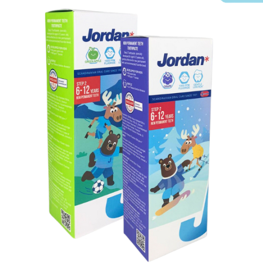 Jordan Kids Toothpaste Step 2 (6-12 tahun)