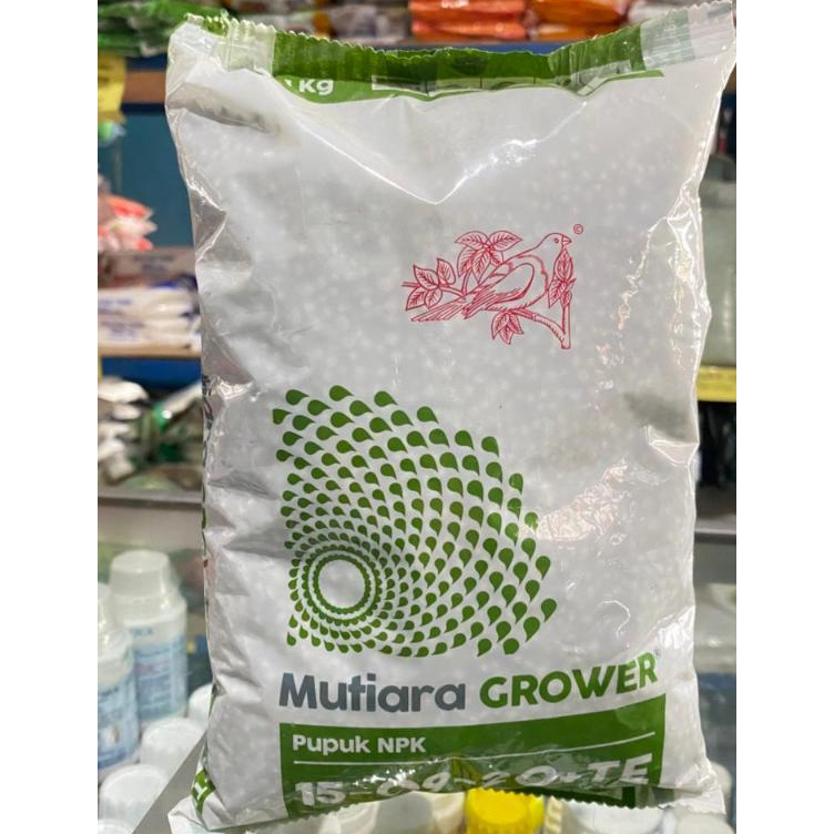 Pupuk NPK Mutiara Grower 1 Kg Original Kemasan Pabrik