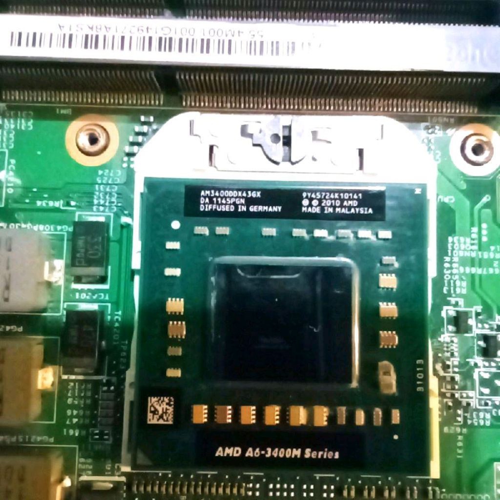 Processor laptop AMD A6 3400M