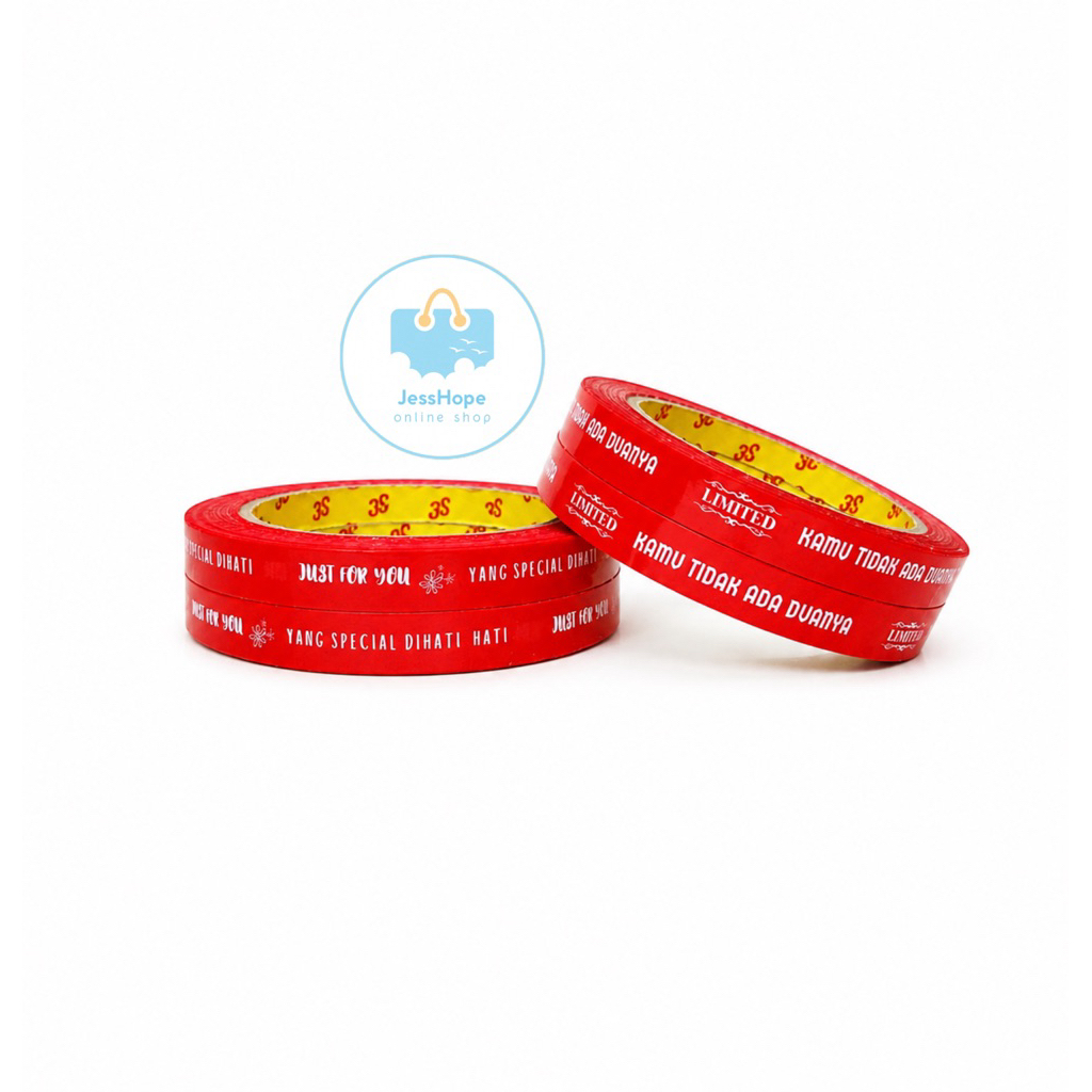 Isolasi Limited / just for you warna merah
