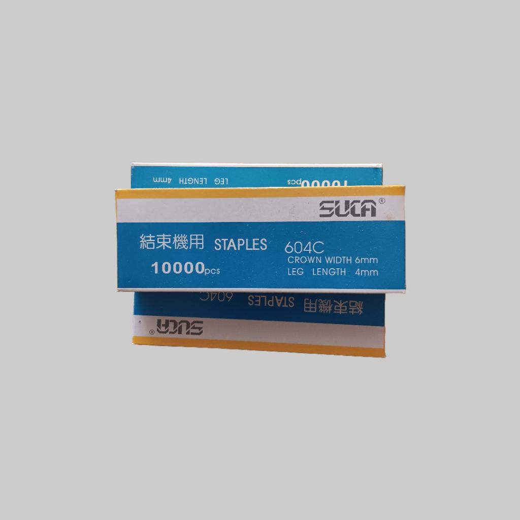 Isi Ulang Staples Tapetool 10.000 Pcs - Warna dan Ukuran Sesuai Gambar