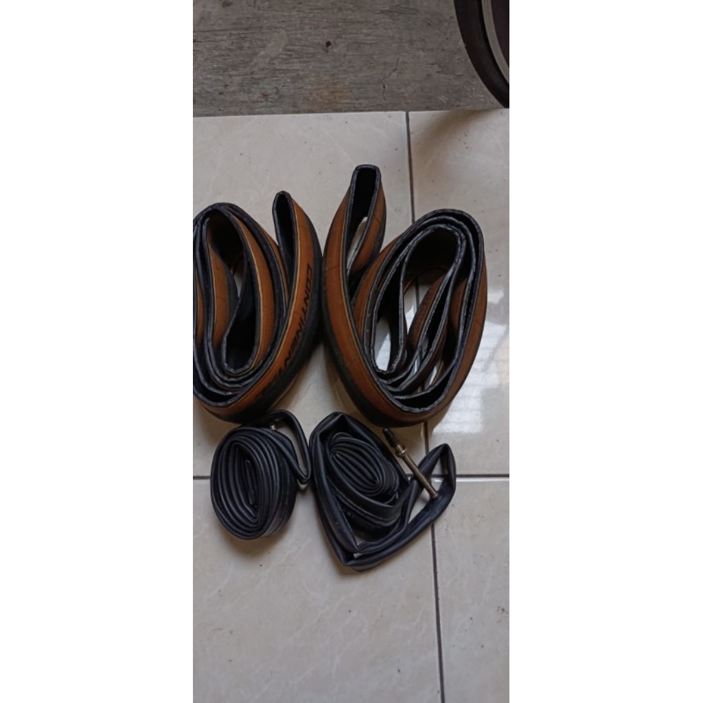 Continental GP 5000 Tan Wall Sepasang