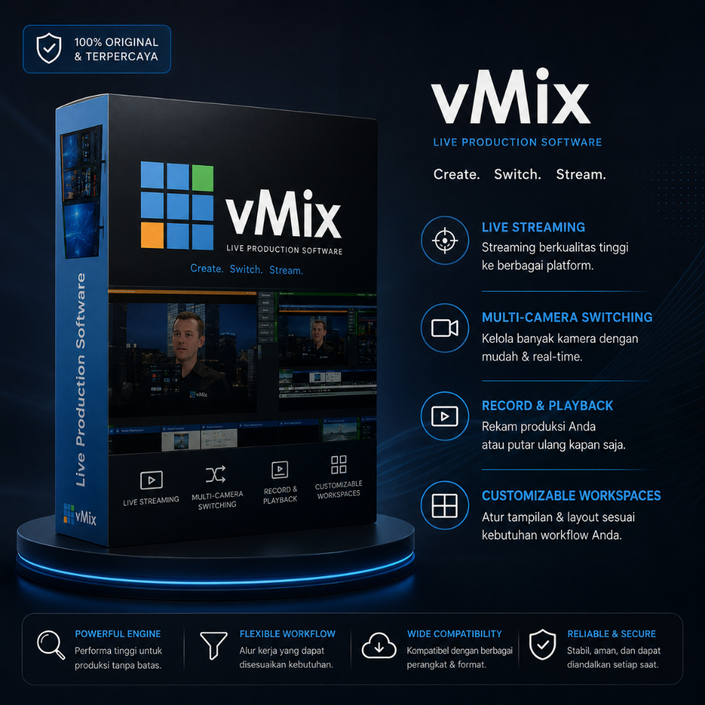 Vmix 23 Pro Full Version - Software PC Win