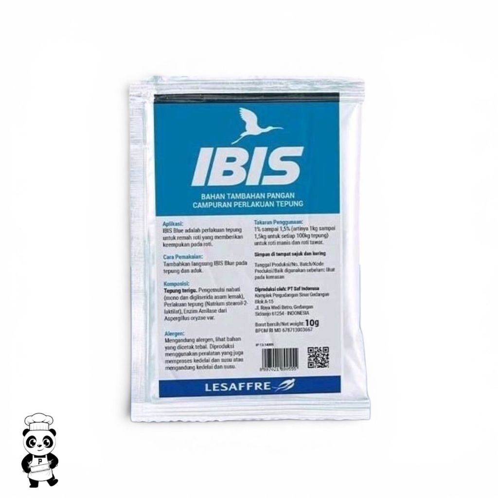 IBIS Blue Ibis Biru Pelembut Roti Kemasan Sachet 10g