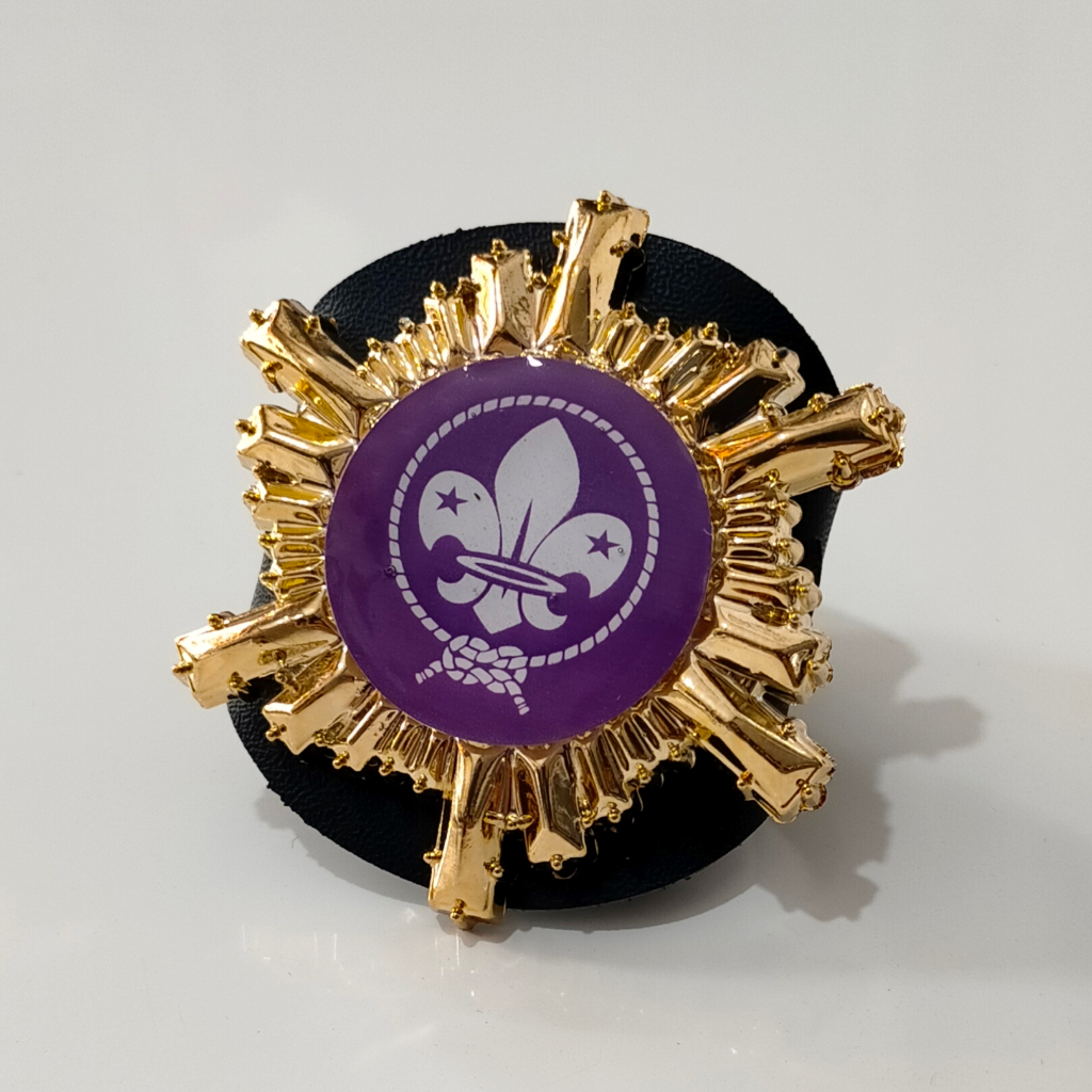 Ring Kacu Pembina Pramuka Pria dan Wanita Motif Matahari Desain Elegan