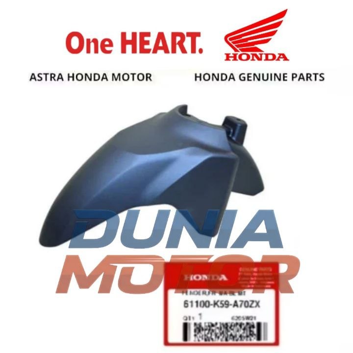 Spakbor Slebor Depan Biru Doff Dop Matte Vario 150 eSP K59J 2022 2023 2024 2025 2026 61100K59A70ZX 6