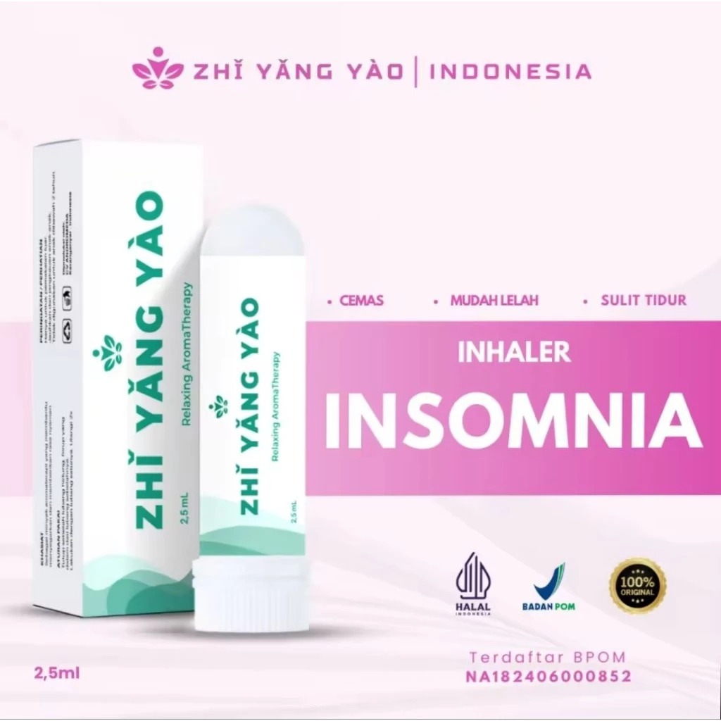 Zhi Yang Yao Inhaler Sinusitis - Inhaler Herbal Terapi Hidung Tersumbat dan Vertigo BPOM