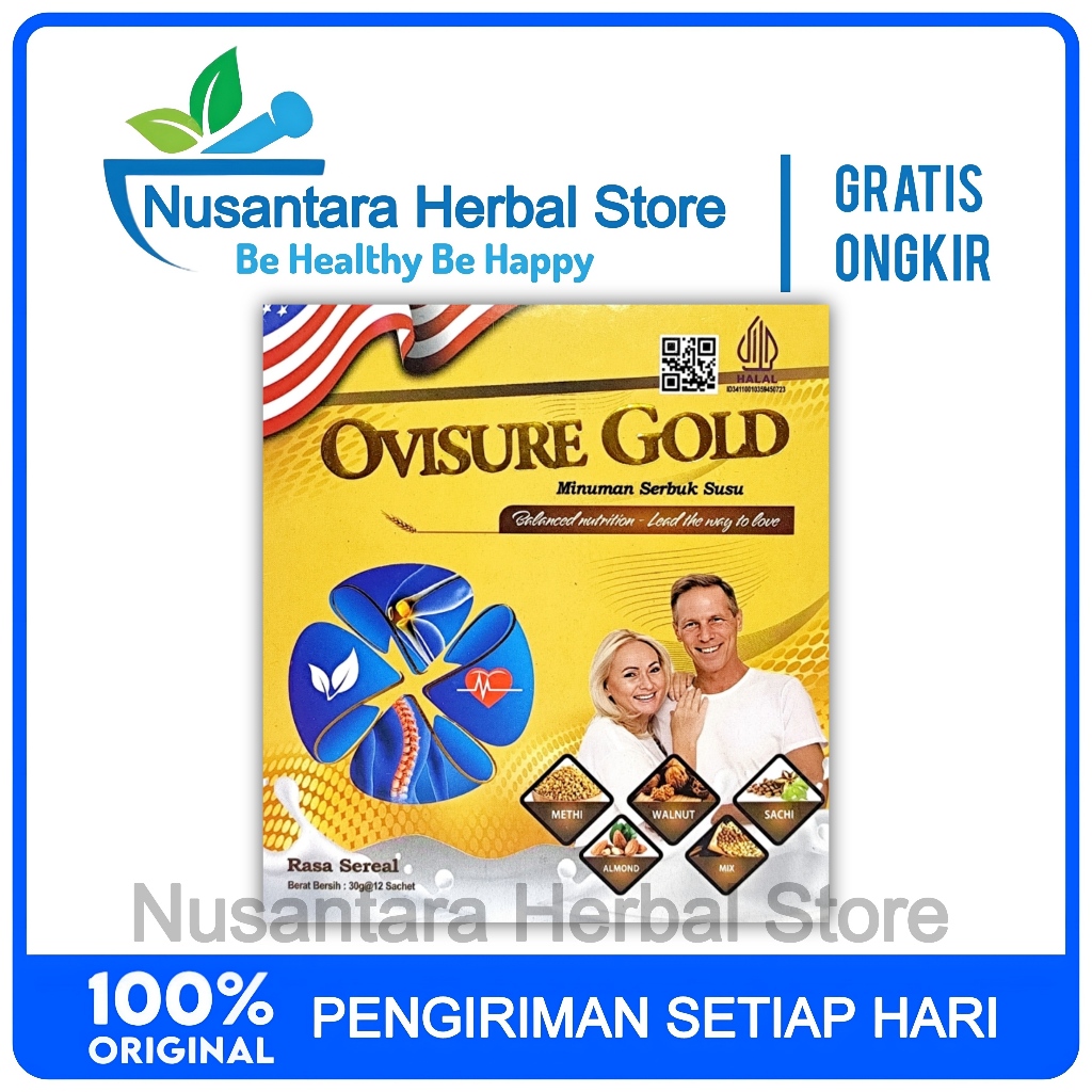 Ovisure Gold Susu Kesehatan Tulang Dan Sendi Original Asli