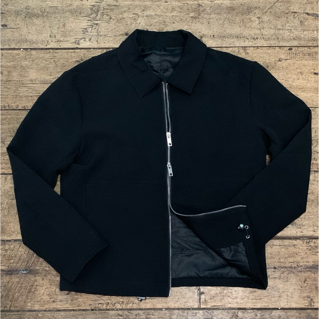 lafudge blouson work jacket double zipper