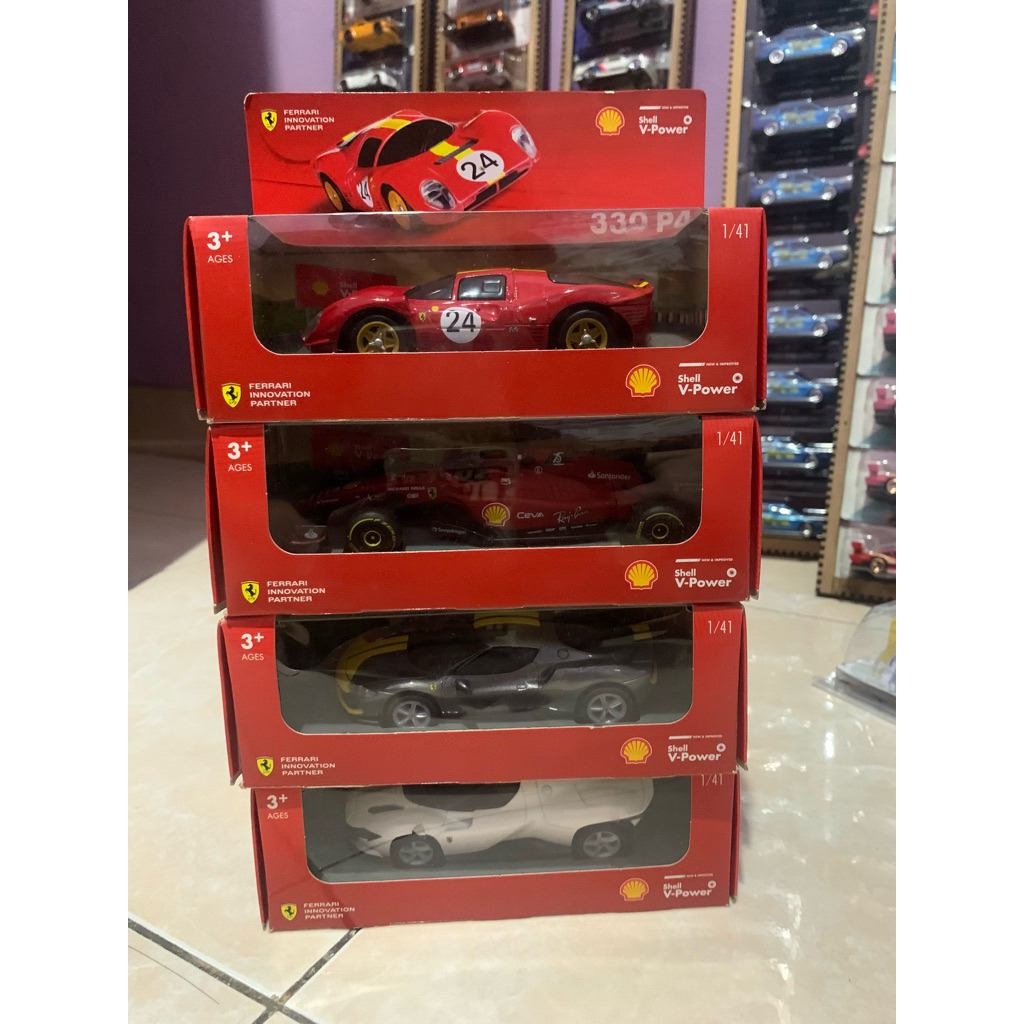 Shell Ferrari Mainan Shell Diecast Shell Ferrari F175 Daytona
