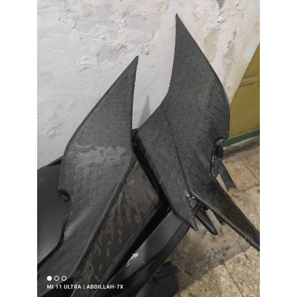 cover aki  ninja 250r karbu