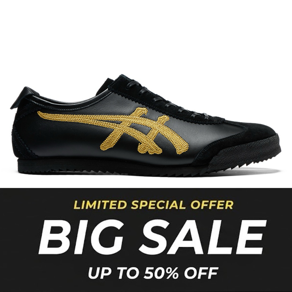 Onitsuka Tiger Original Japan Kabuky Black Gold