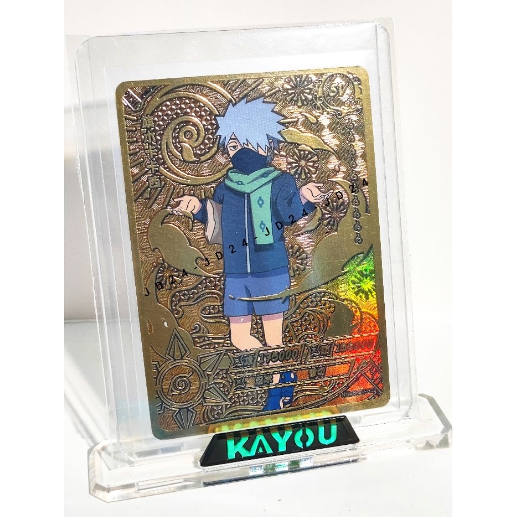 SV GOLD KAKASHI HATAKE KARTU NARUTO KAYOU ORIGINAL